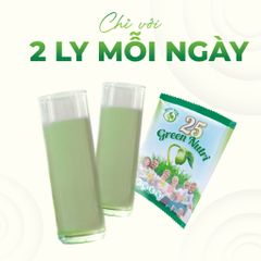 Combo 1 Thùng Ngũ Cốc Dinh Dưỡng 25 Green Nutri 625gr - Sữa Hạt Thiên Nhiên Vegan, Trẻ Hóa Làn Da, Thanh Lọc Cơ Thể